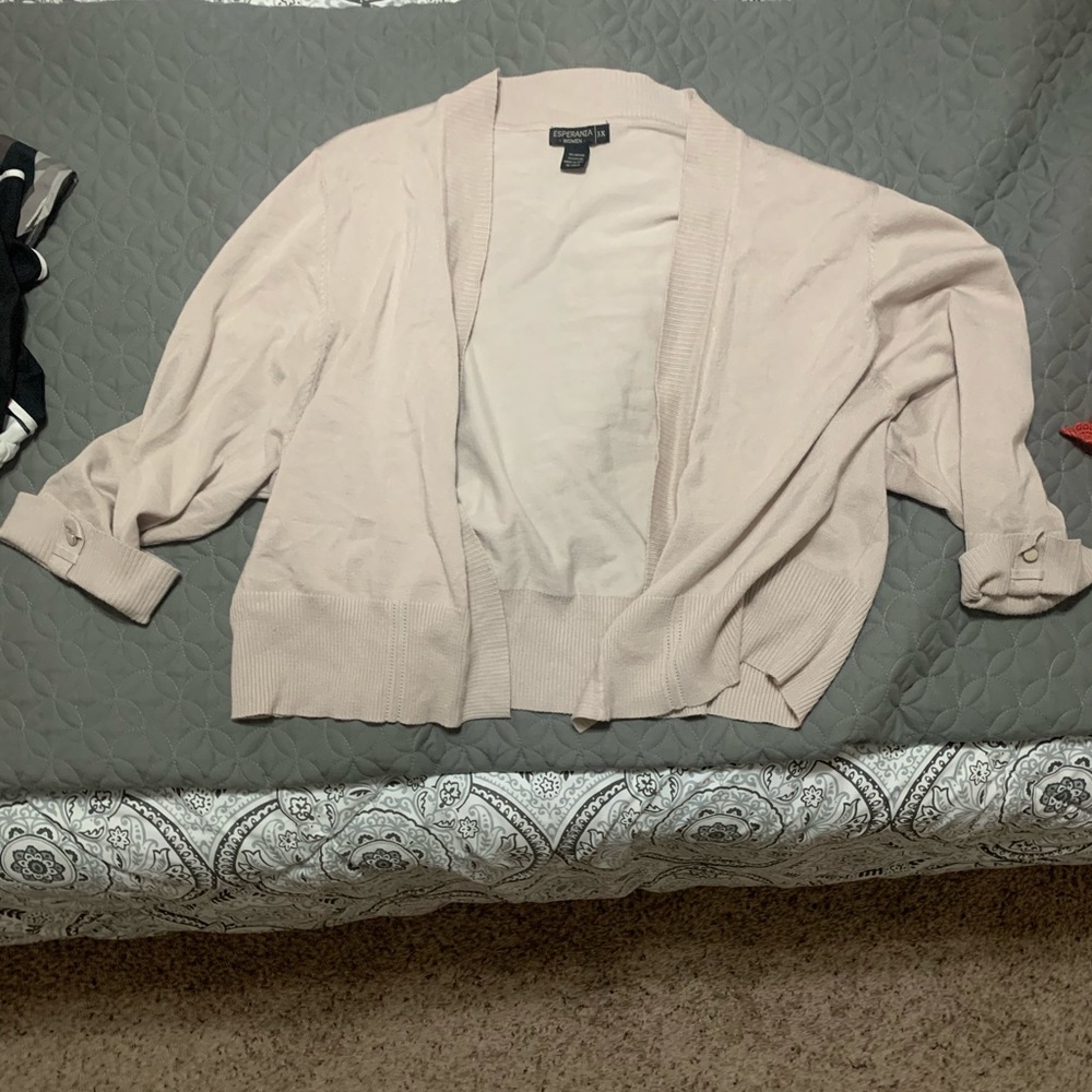 Light tan cardigan